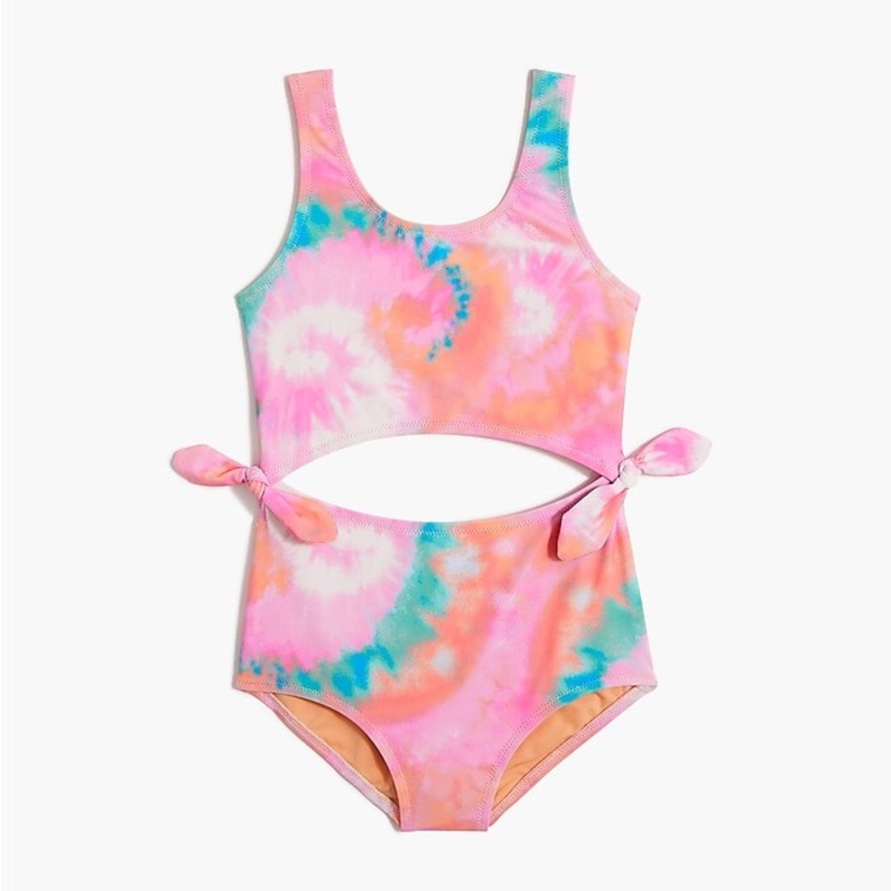 (J Crew) tie-dye one-piece swimsuit - Girls 10